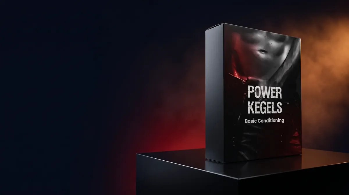 Power Kegels exercise program for men — digital pelvic floor training course box